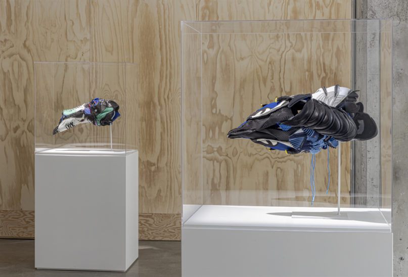 Image of works by Brian Jungen