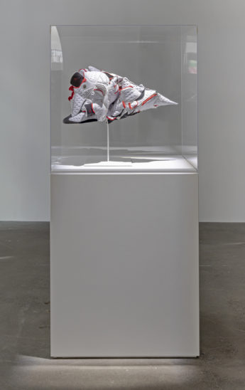 Image of works by Brian Jungen